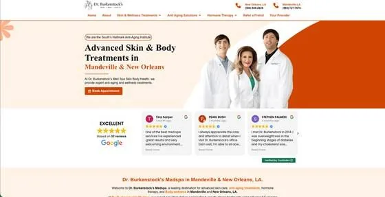 Skin Body Health website